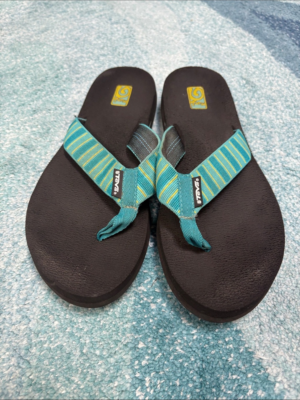 Teva Mush Flip Flops, Sz 8